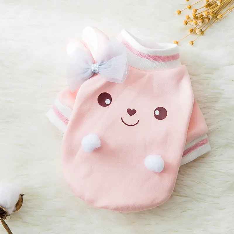 Cute Cartoon Pet Clothes for Autumn and Winter - Petmosphere