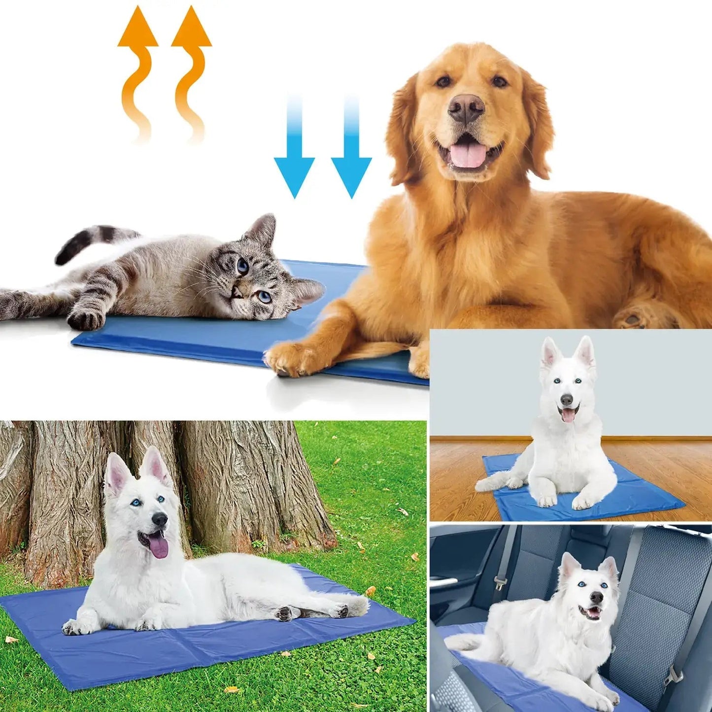 Dog Cooling Mat for Summer - Keeps Pets Cool - Petmosphere
